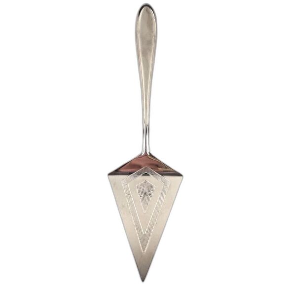 Hampton Silversmiths Gourmet Glossy Large Solid PIE CAKE SERVER 11-3/4"Flatware - Picture 2 of 8